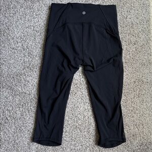 Lululemon Cropped Black Leggings